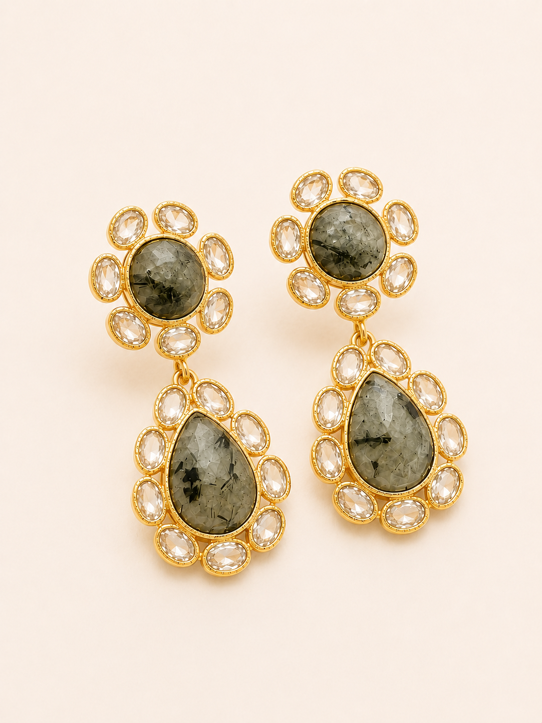 PENDIENTES AGATA TOPACIO