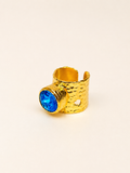 ANILLO PIEDRA DE CRISTAL AZUL