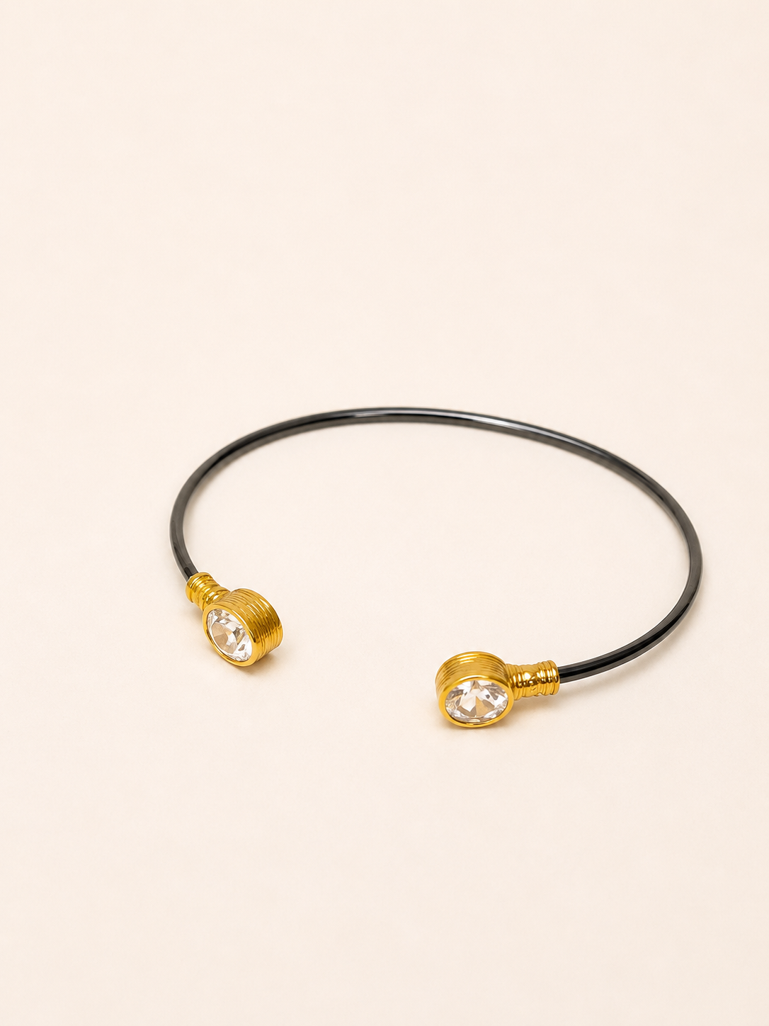 BRAZALETE TOPACIOS OXIDADO BAÑO DE ORO